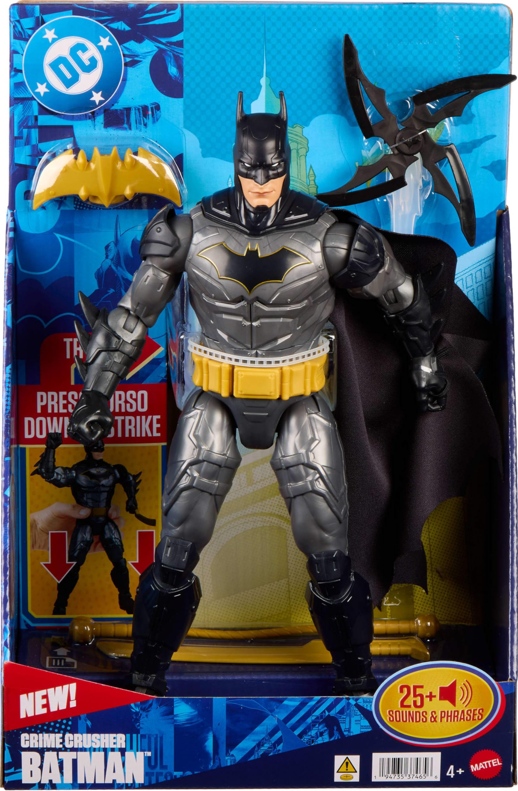 DC Universe JMD53 Core Feature Batman Action Figure, 12
